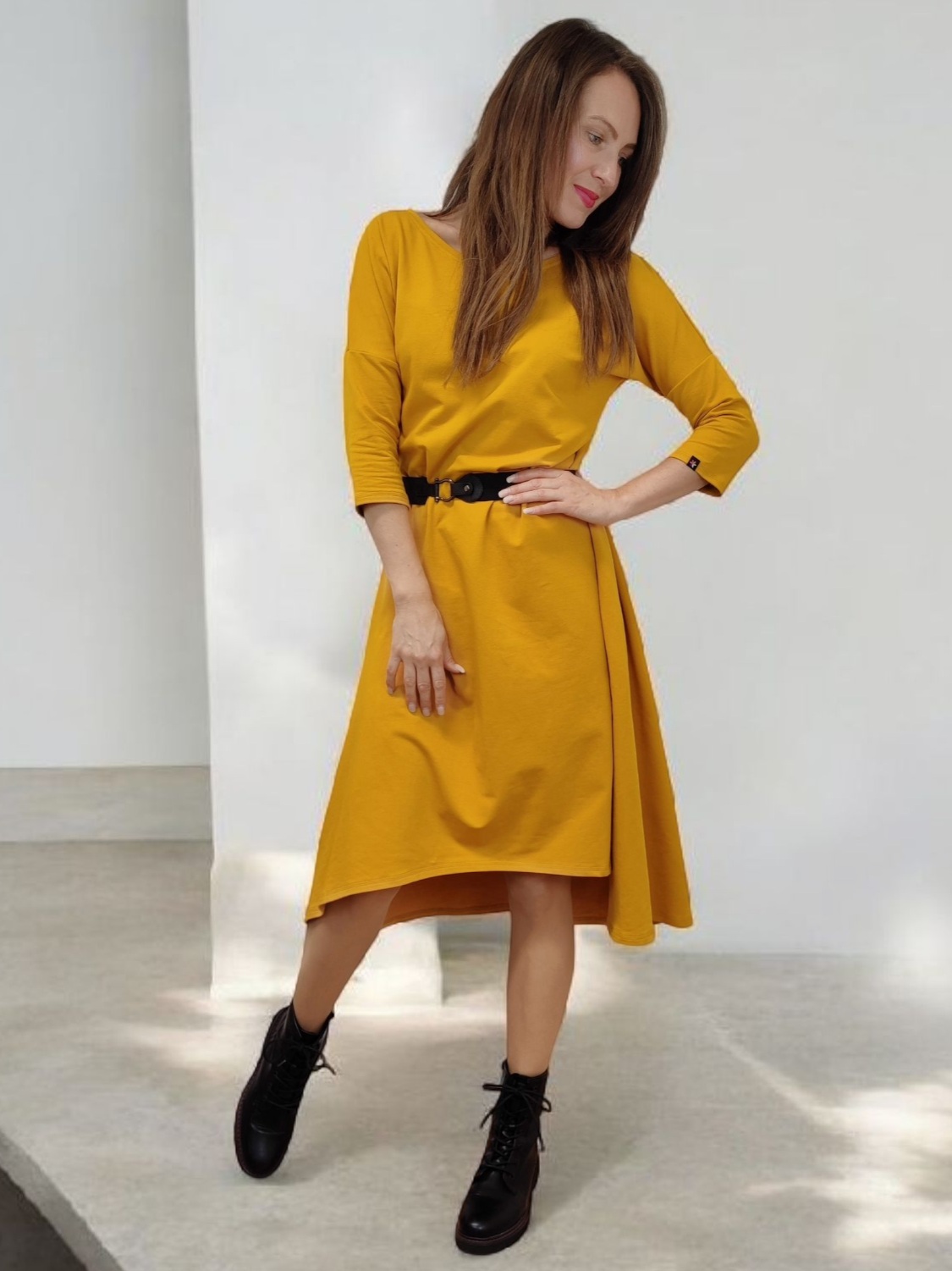 Áčkové zimní šaty 